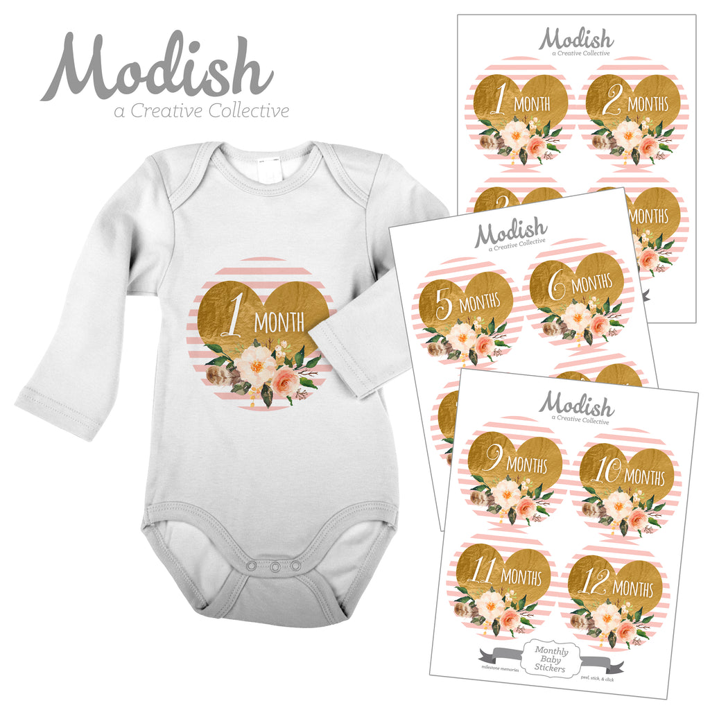 First Holiday Baby Stickers – Modish Labels