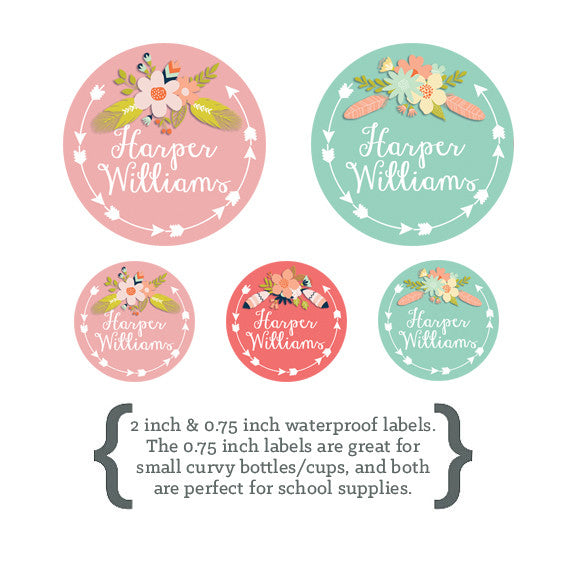Daycare Labels School Supply Labels Dishwasher Safe Labels Waterproof  Labels Name Labels Customized Labels Name Stickers Skinny 