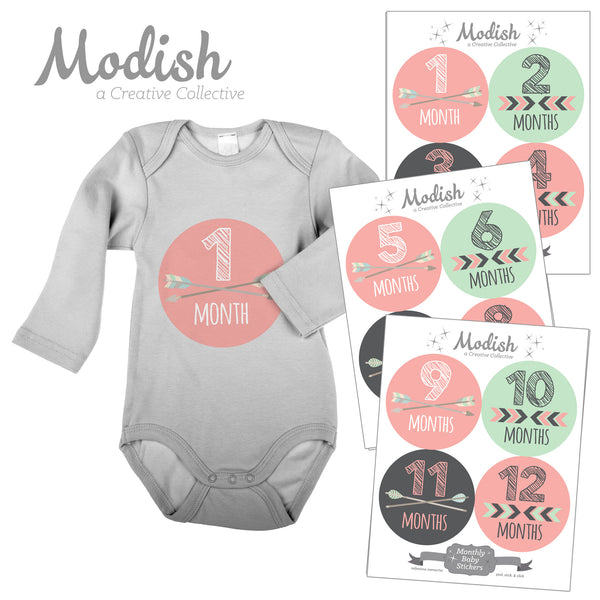 Baby Birds Baby Month Stickers – INKtropolis