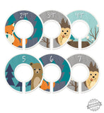 Woodland Animals Closet Dividers